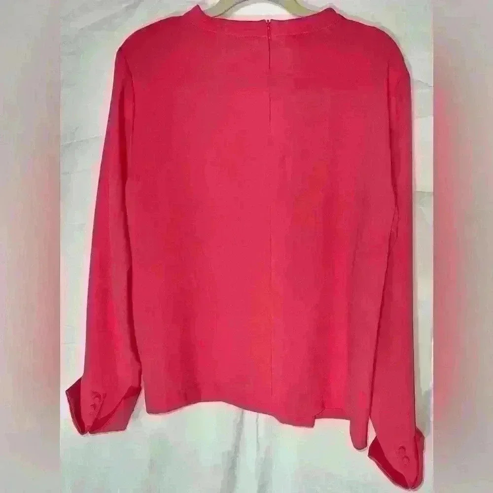 H&M long sleeve cuffed blouse